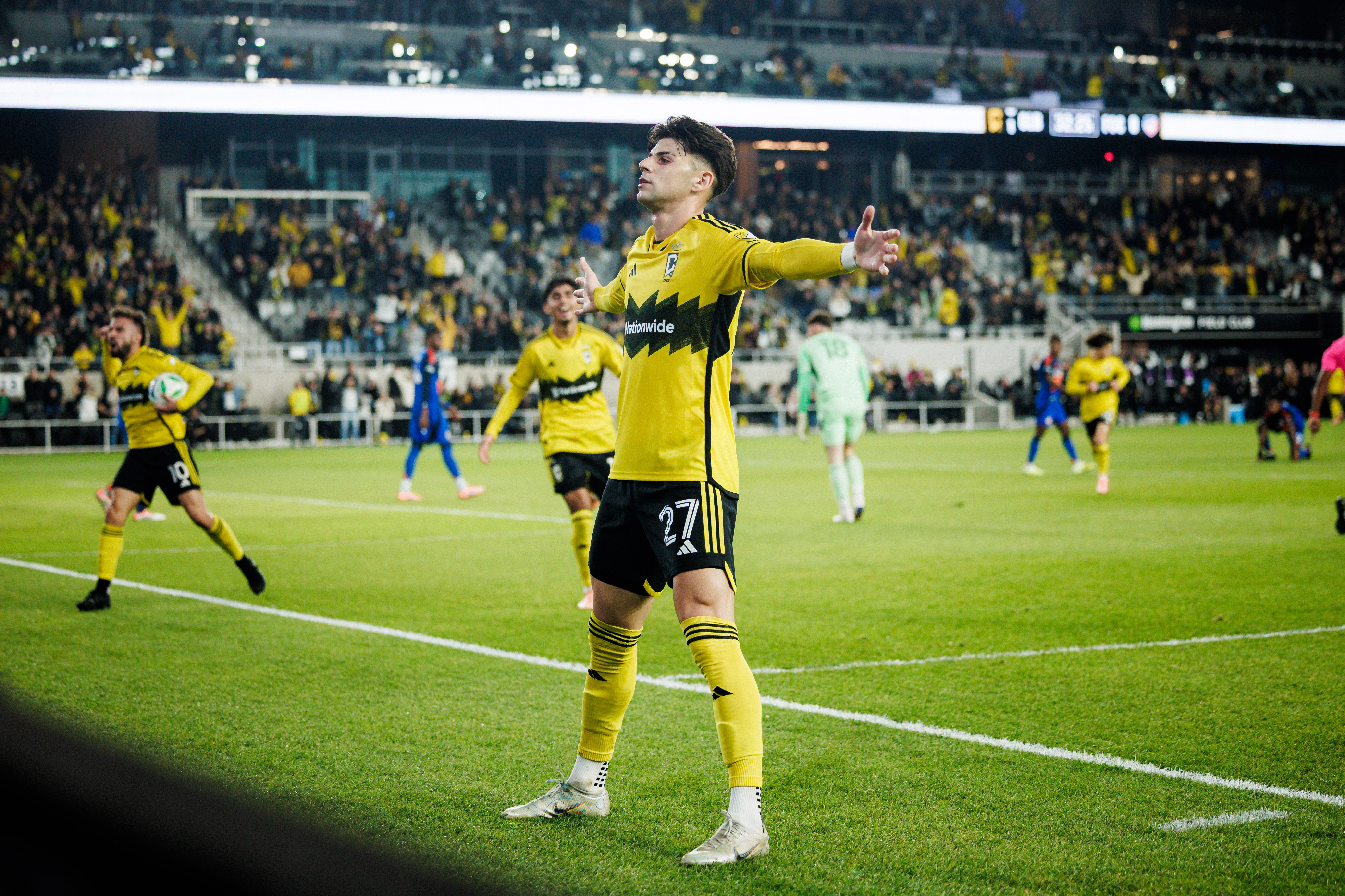 Crew Dominate Cincinnati 4-0 to Take Command in Round One Playoff Series