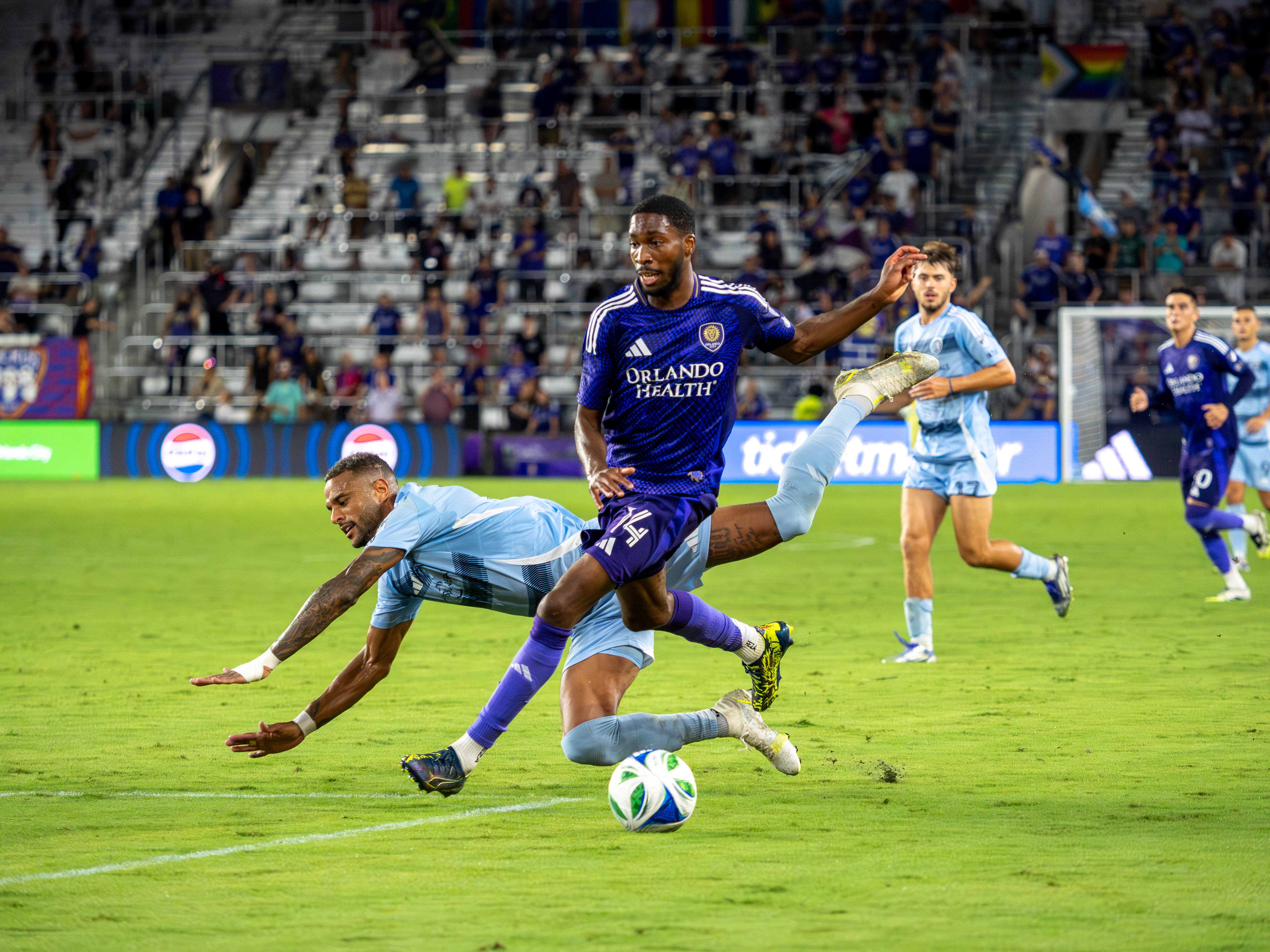 Spicer Shines in Debut as Orlando City Tops Sporting KC 3-1